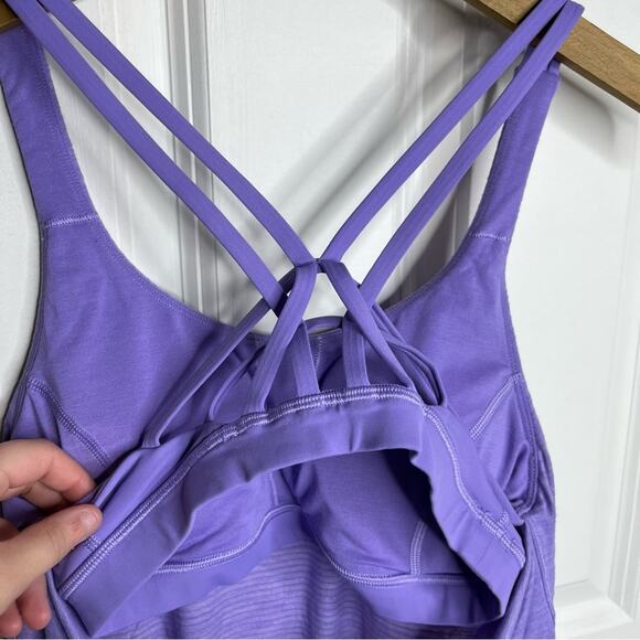 Lululemon Moment To Movement 2-In-1 Tank Enchanted Iris Athletic Tank Top Size 4 - Picture 6 of 8